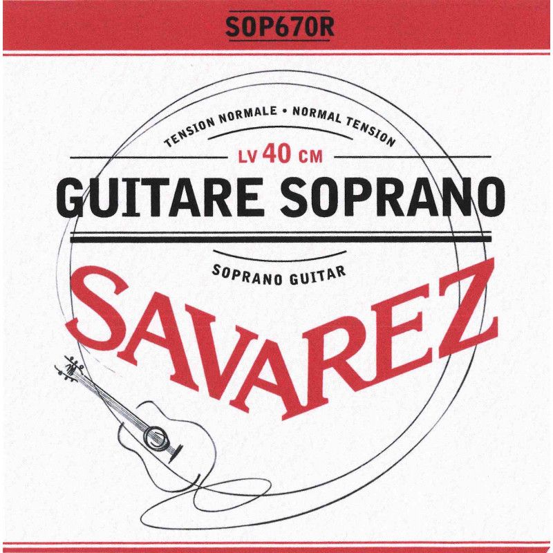 Savarez SOP670R - Jeu classique pour guitare soprano - Tension normale