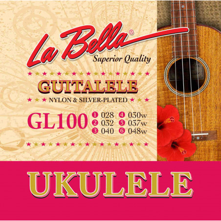 Labella GL100 - Jeu de cordes guitalélé - 28-48