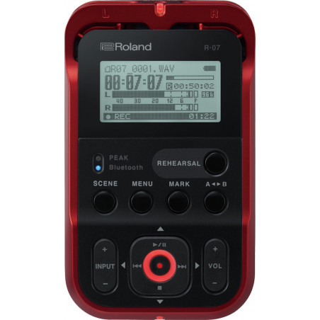 Roland R-07 (RD) - enregistreur numérique - rouge