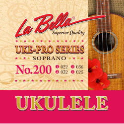 Labella LB200 - Jeu de cordes ukulélé soprano - 22-25