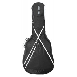 Ritter Performance 8 - Housse pour guitare super jumbo - Noir et blanc