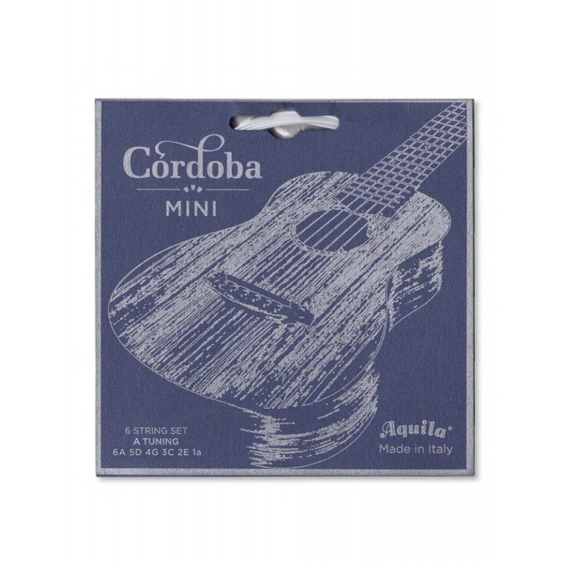 Cordes Cordoba pour guitare de voyage MINI – accord en Mi - Cordes