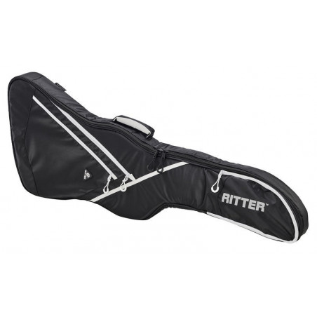 Ritter Performance 8 - Housse guitare électrique type Explorer - Noir et blanc