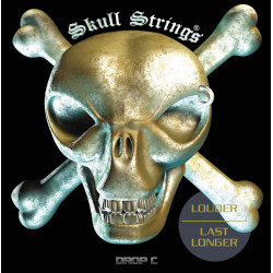 Skull Strings SKU7S958 - Jeu de cordes guitare électrique Drop A - 13-68