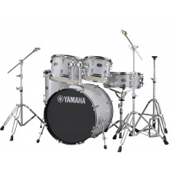 Batterie Rydeen Yamaha - Fusion 20 - Silver Glitter (avec hardware, sans cymbales)