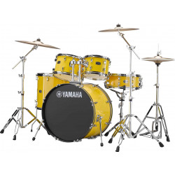 Batterie Rydeen Yamaha - 22 pouces - Mellow Yellow (avec hardware et cymbales)