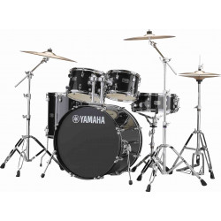 Batterie Rydeen Yamaha - 22 pouces - Black Glitter (avec hardware et cymbales)