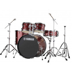 Batterie Rydeen Yamaha - 22 pouces - Burgandy Glitter (avec hardware, sans cymbales)