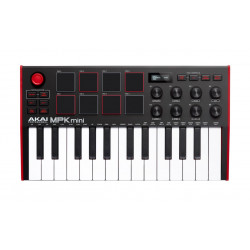 Akai MPK Mini MKIII - Mini clavier USB 25 notes / 8 pads  écran OLED