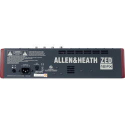 Allen & Heath ZED-12FX - Mixeur analogique USB avec effets