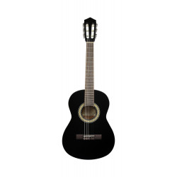 Almera AL134BKS - Guitare classique 3/4 table épicéa - Noir satiné