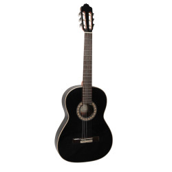 Esteve 15464 - Guitare classique 4/4 Gamberra cèdre massif - Noir brillant