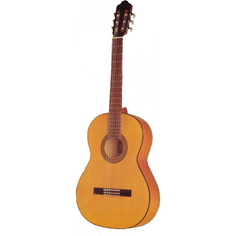 Esteve 15455 - Guitare classique 4/4 Flamenca table épicéa massif - Naturel brillant