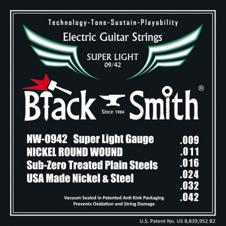 Black Smith NW0942 - Jeu Cordes électriques 9-42