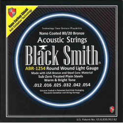 Black Smith AOT-BR1254 - Jeu Cordes acoustiques br AOT 12-54