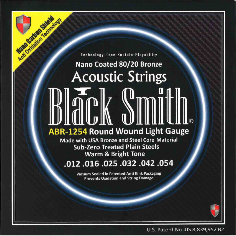 Black Smith AOT-BR1254 - Jeu Cordes acoustiques br AOT 12-54