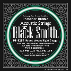 Black Smith PB1254 - Jeu Cordes acoustiques 12-54