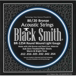 Black Smith BR1254 - Jeu Cordes acoustiques bronze 12-54