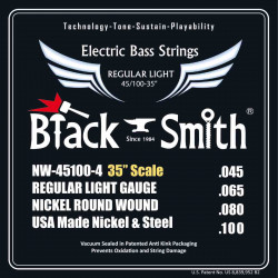 Black Smith NW45100-435 - Jeu Cordes basse 4 cordes 45-100 35''