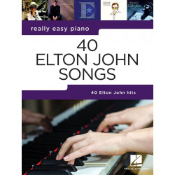 Really easy piano : 40 Elton John Songs - Partitions piano