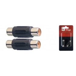 Stagg AC-CFCFH - Adaptateur RCA fem./ RCA fem. - 2 pièces