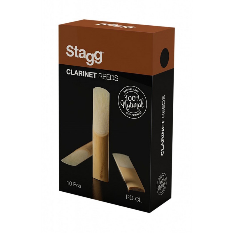 Stagg RD-CL 3 - Boîte de 10 anches - Clarinette - force 3