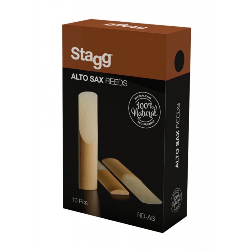 Stagg RD-AS 3 - Boîte de 10 anches - Saxophone alto - force 3