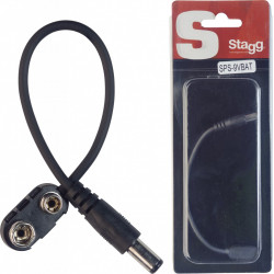 Stagg SPS-9VBAT - Connecteur de pile 9V - pédale d'effet