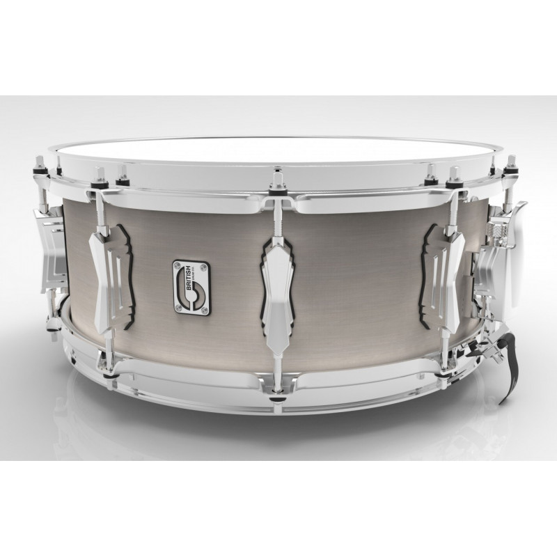British Drum Co. LEG-1455-SN-WC - Caisse claire Legend 14 x 5,5'' - bouleau 6 mm - Whitechapel