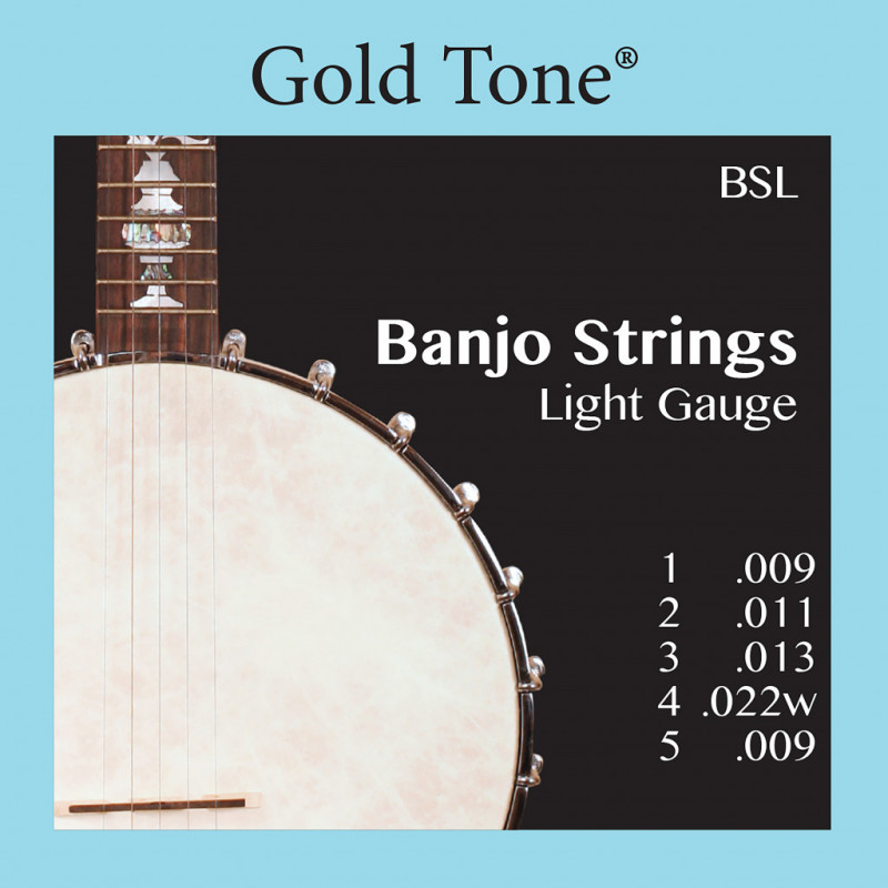 Goldtone BSL - Jeu de cordes tirant léger - banjo