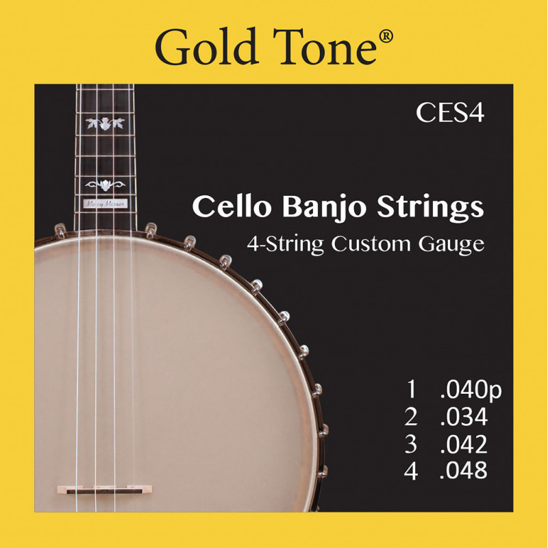 Goldtone CES4 - Jeu de cordes banjo violoncelle à 4 cordes