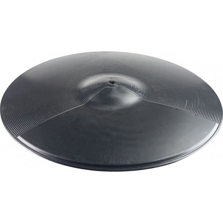 Stagg CPB-16 - Cymbale d'entrainement 16'' en plastique noir
