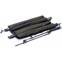 Stagg MISB SET 4 - Housse enroulable en nylon noir renforcé