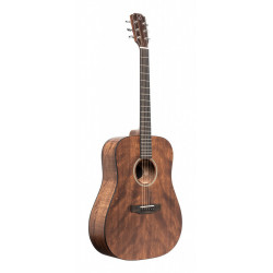 J. Neligan DOV-D - Guitare acoustique dreadnought - table en acajou massif, série Dovern