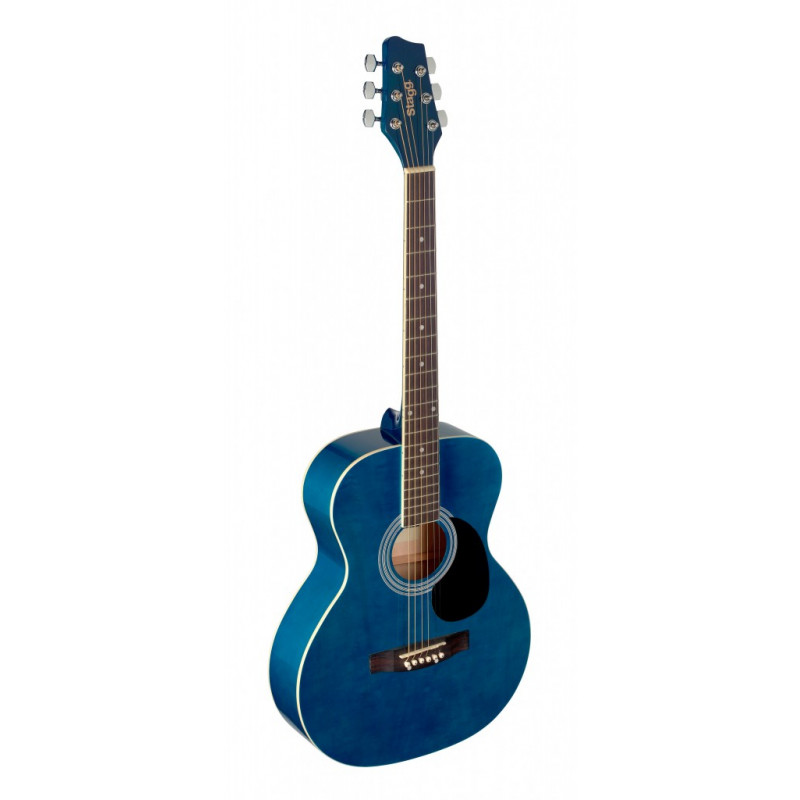 Stagg SA20A BLUE - Guitare acoustique auditorium 4/4 bleue