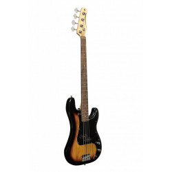 Stagg SBP-30 SNB - Guitare basse électrique standard ''P'' - sunburst