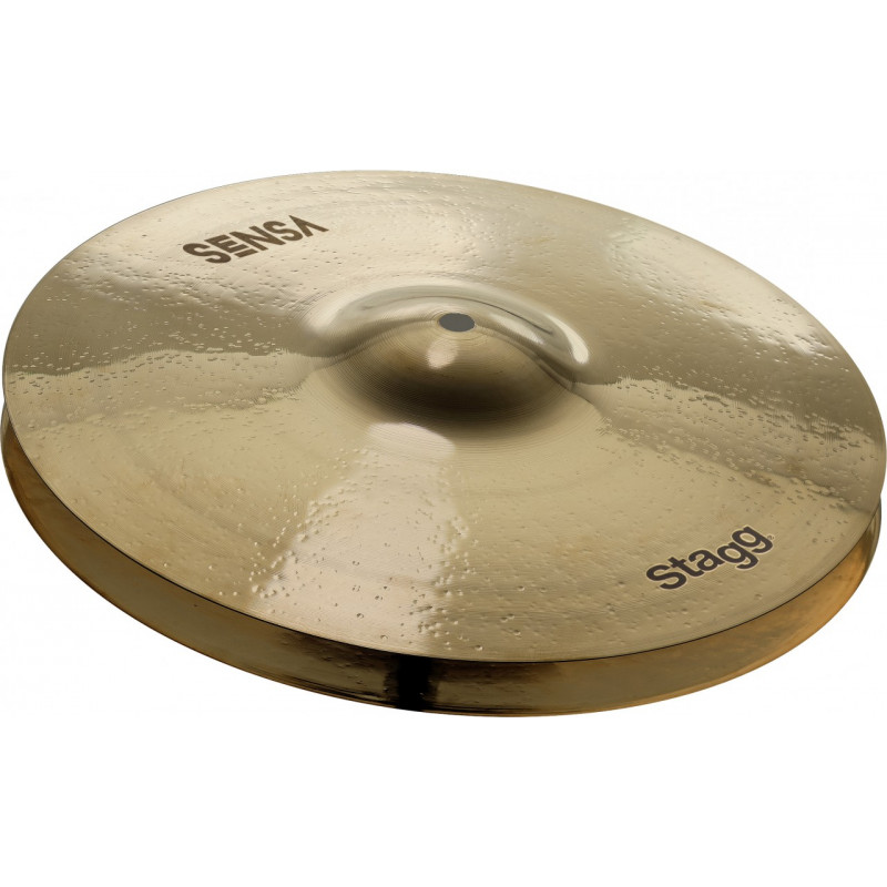 Stagg SEN-HM13B - Paire de cymbales SENSA Brillant, - Charleston - Hi-Hat Medium 13''