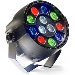 Stagg - Projecteur Ecopar XS - 12 LED R/G/B/W de 1 watt