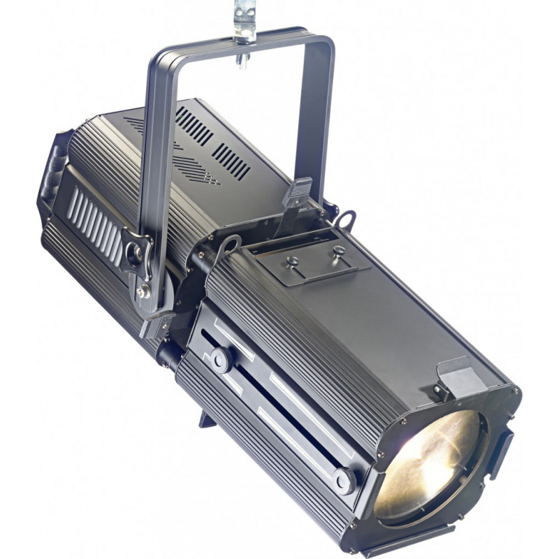 Stagg - Projecteur découpe de 200 watts, lumière chaude, armature noire en métal