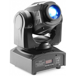 Stagg - Projecteur lyre - COB LED de 30 watts, 7 couleurs, 7 gobos