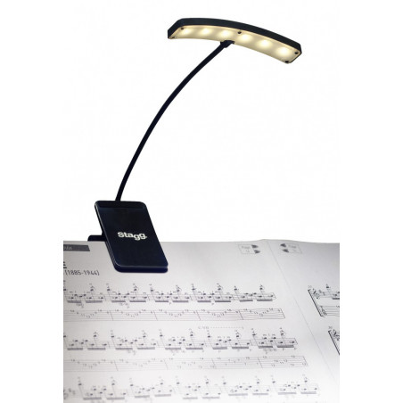 Stagg MUS-LED 6 - Lampe LED multifonction à pince, à poser ou à fixer