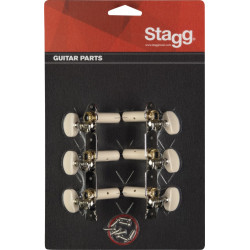 Stagg KG352 - Mécaniques 3+3 nickelées - guitare classique