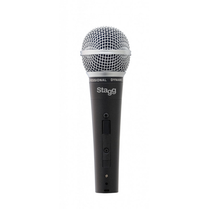 Stagg SDM50-3 - Lot de 3 microphones dynamiques cardioïdes, modèle professionnel, cellule DC 78