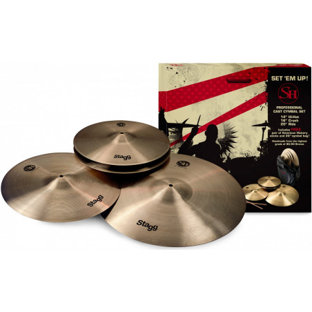 Stagg SH-SET - Set de cymbales accordées série SH Regular medium