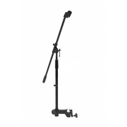 Stagg MXS-A1-MIC - Stand de microphone avec perche, à fixer sur un stand de clavier