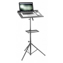 Stagg COS 10 BK - Stand - ordinateur portable avec tablette supplémentaire