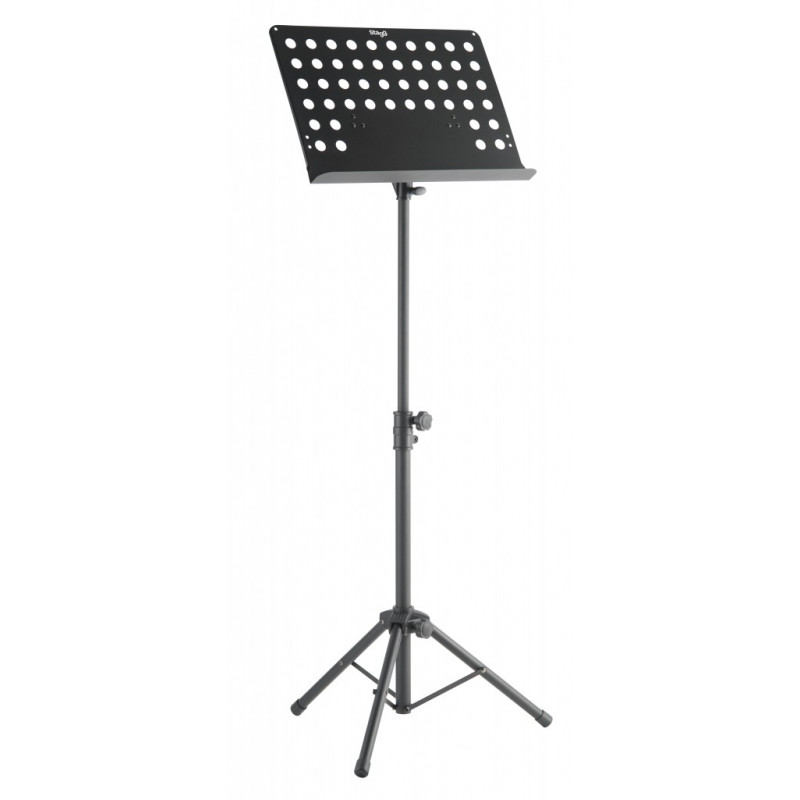 Stagg MUS-C5 T - Pupitre d'orchestre ''basic'', avec tablette métallique perforée