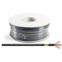 Stagg ROLL M60/2 BKH - Câble micro 6 mm - 2 conducteurs - bobine de 100 mtr