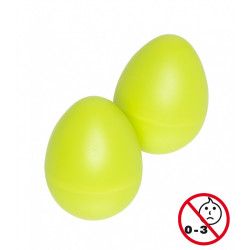 Stagg EGG-2 GR - Paire de Egg Shakers en plastique