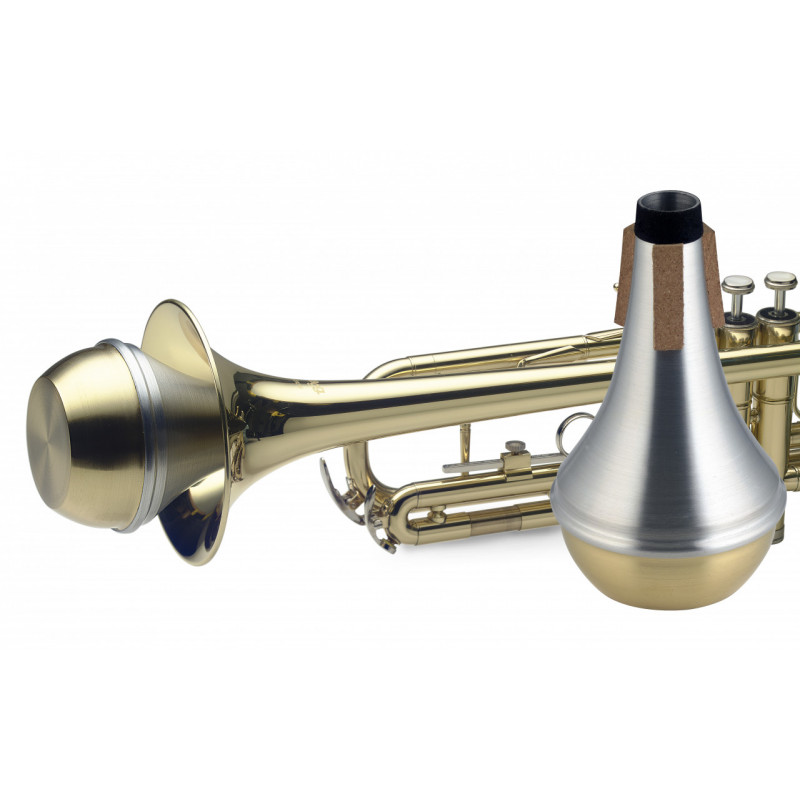 Stagg MTR-S3B - Sourdine droite - trompette, partie inférieure en laiton